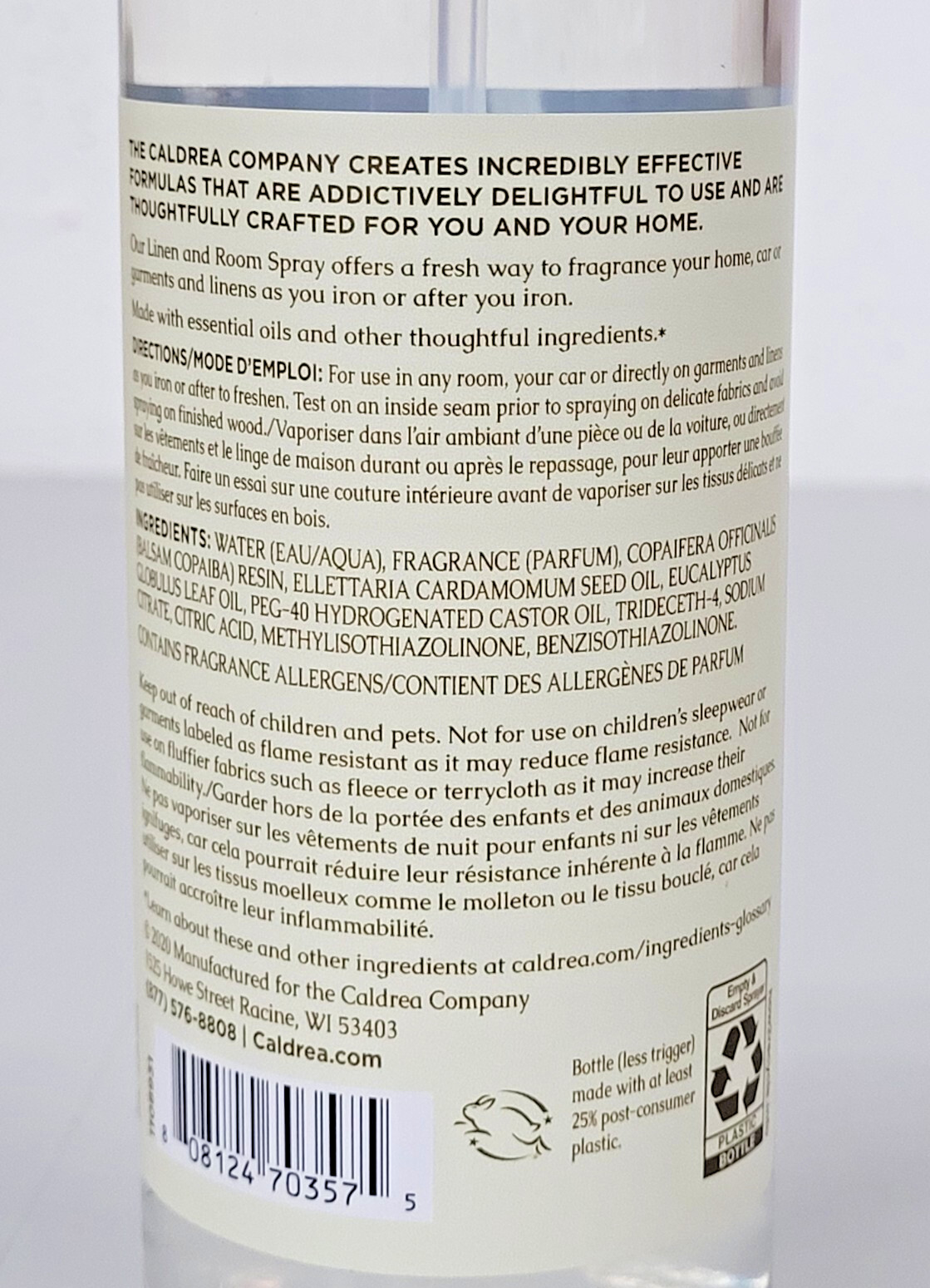(6 Pack) Caldrea Linen & Room Spray, GILDED BALSAM BIRCH- DISCONTINUED gallery