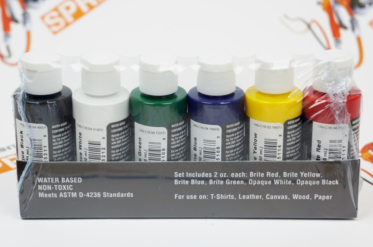 Primary Createx Airbrush Colors Set gallery