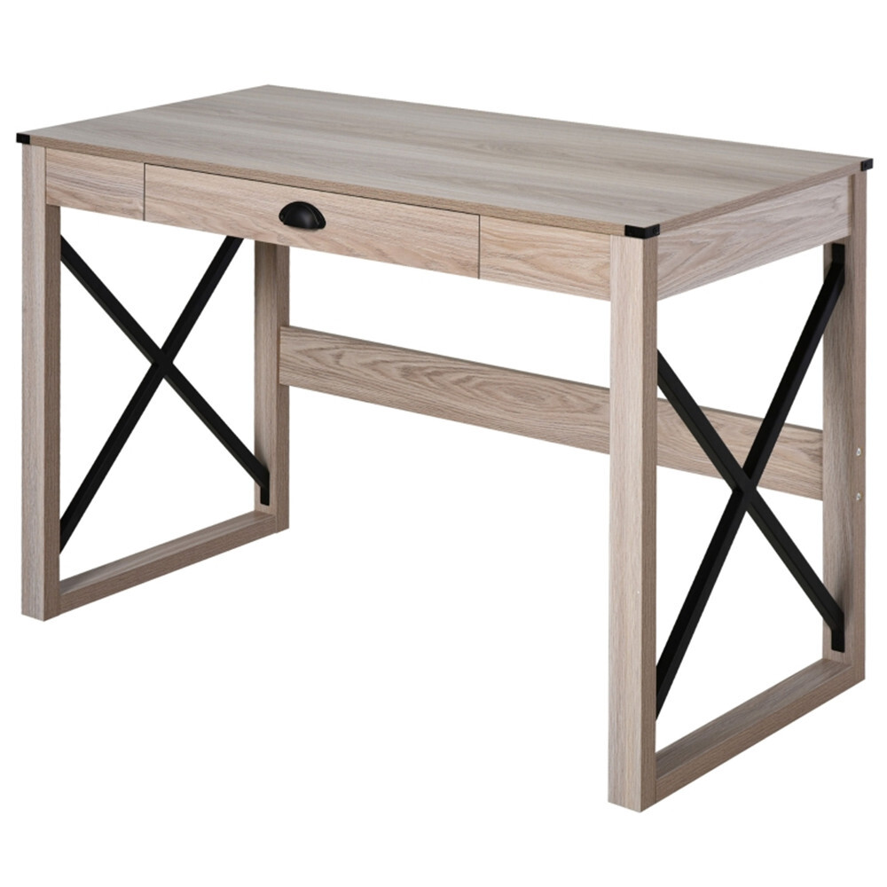 Office Computer Desk Made From High-grade Particleboard gallery