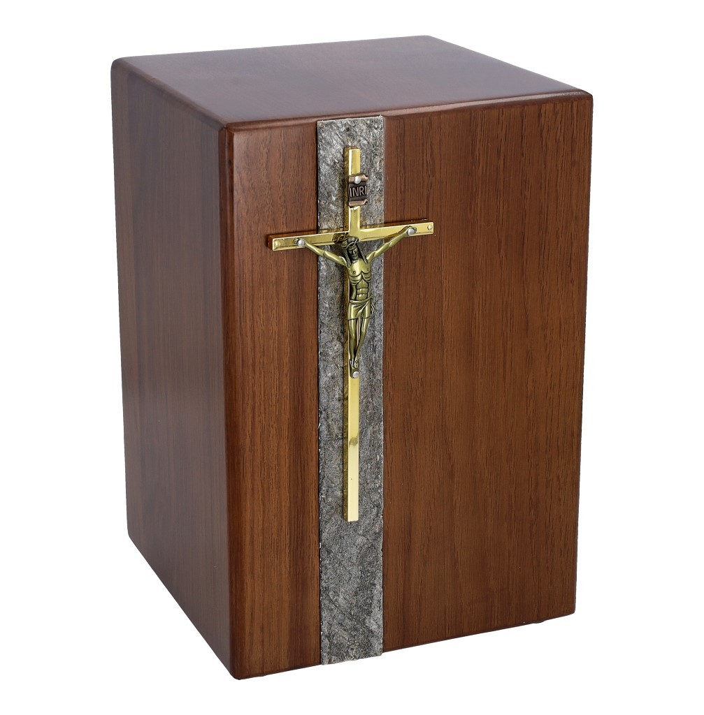 Solid Oak Wooden Urn For Ashes gallery