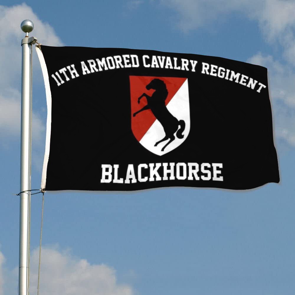 11th Armored Calvary Regiment Flag Banner 3x5Feet Home Garden Party Decor gallery