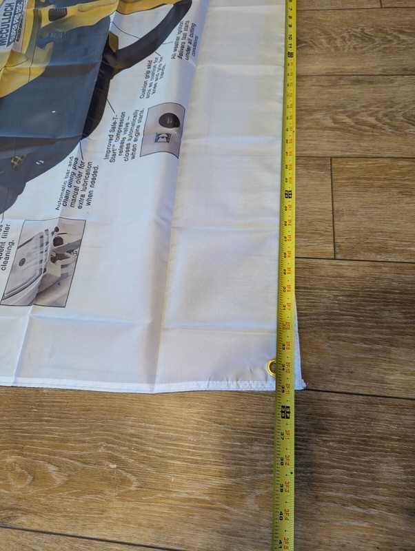 McCulloch Super Pro 125C Chainsaw Flag 5' X 3' Banner gallery