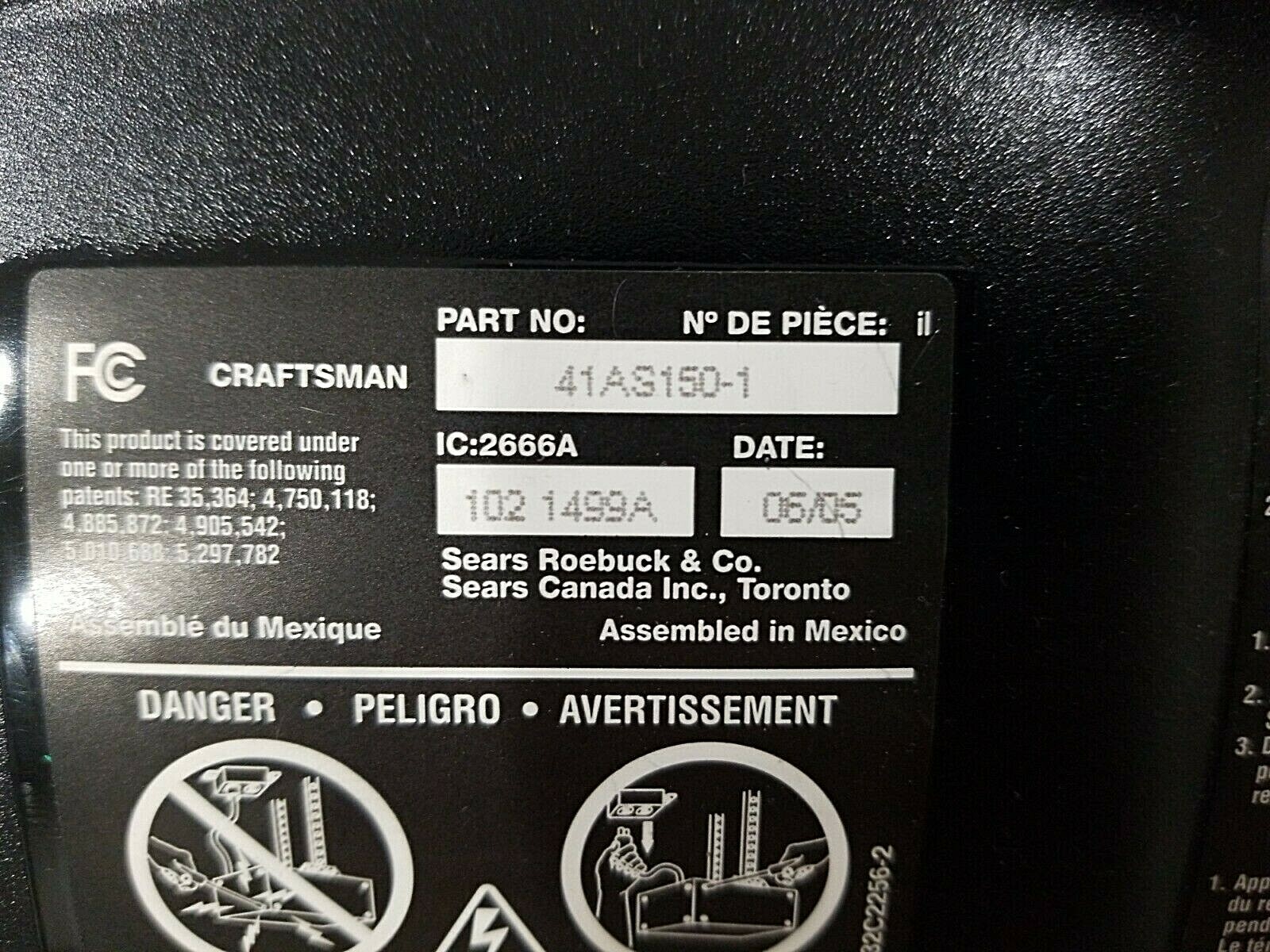 Sears Craftsman 41AS150-1 Circuit Logic Board End Panel Purple Learn BOARDS ONLY gallery