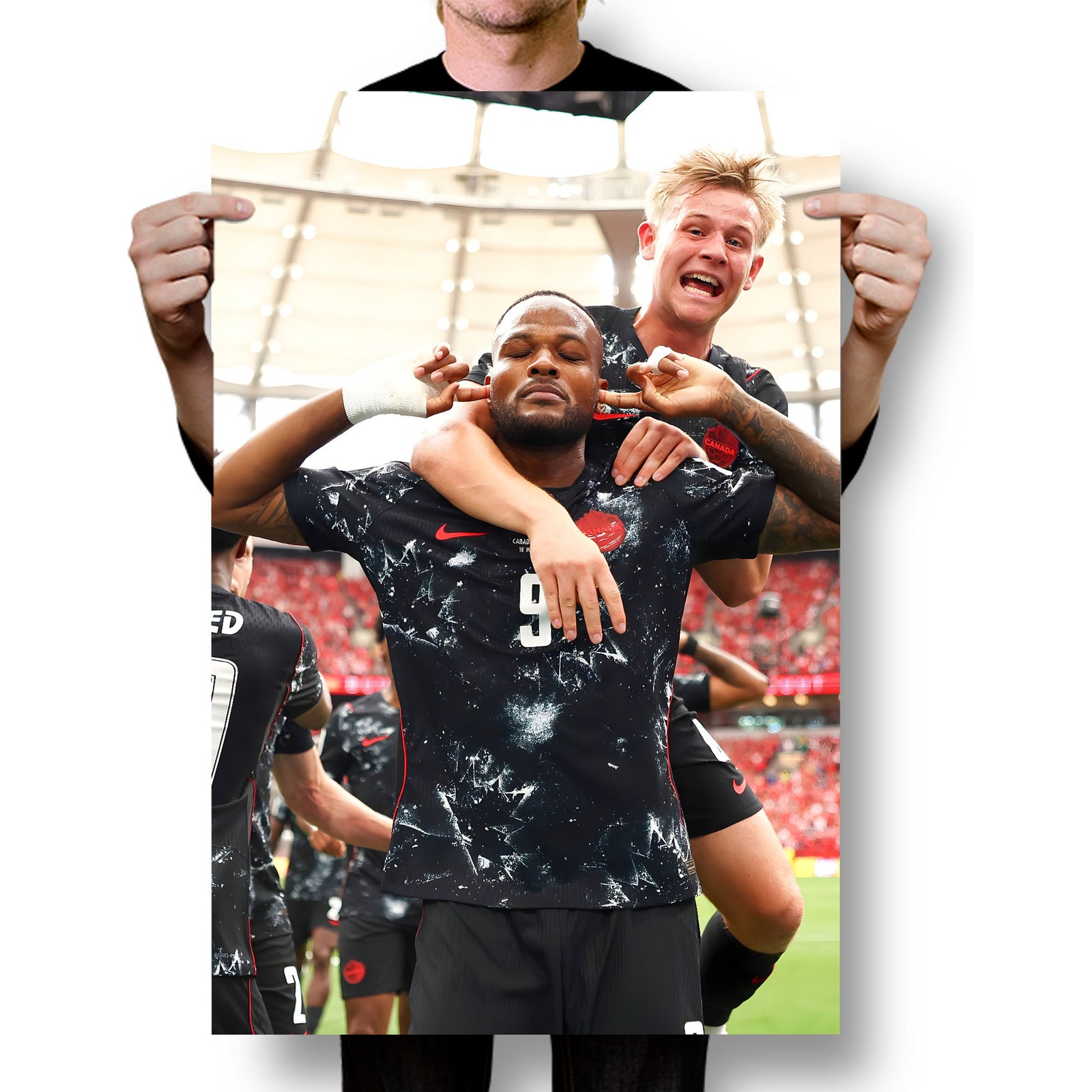 Canada Soccer Larin 9 Iconic Goal Celebration - World Cup 2026 - POSTER 20"x30" gallery