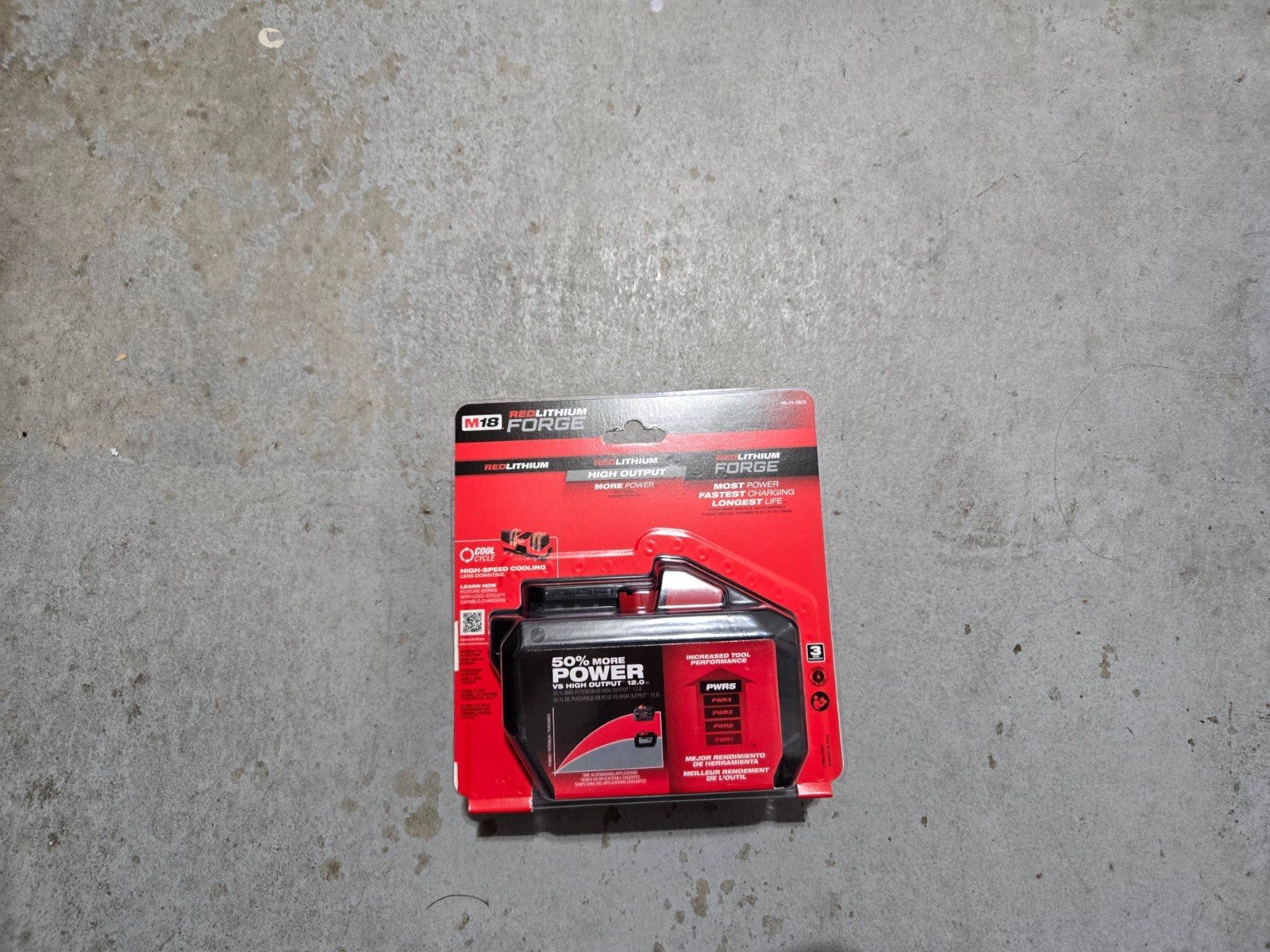 Milwaukee M18 Redlithium Forge HD 12.0 Amp Battery 48-11-1813 gallery