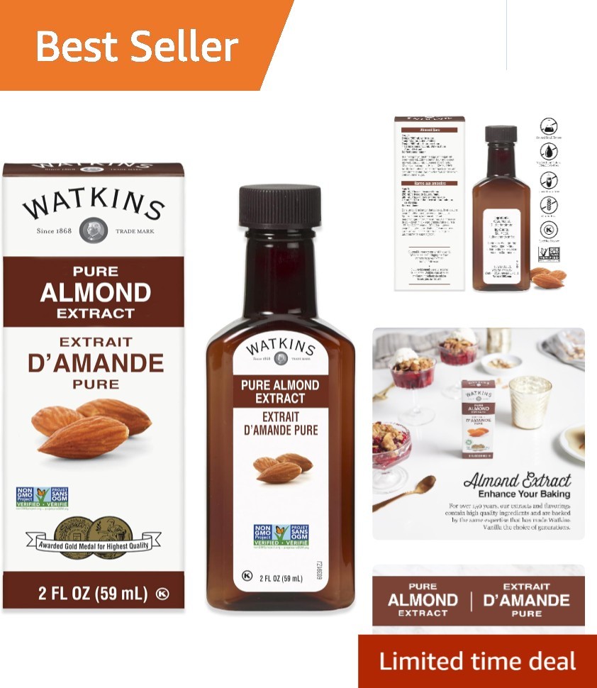 Crafted in the USA Pure Almond Extract, 2 Fl Oz - Abalone Free & Gluten Free gallery