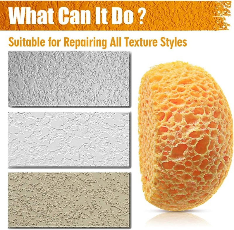 Knockdown Texture Sponge for Wall and Drywall Patch/Repair - Home Decor DIY Pain gallery