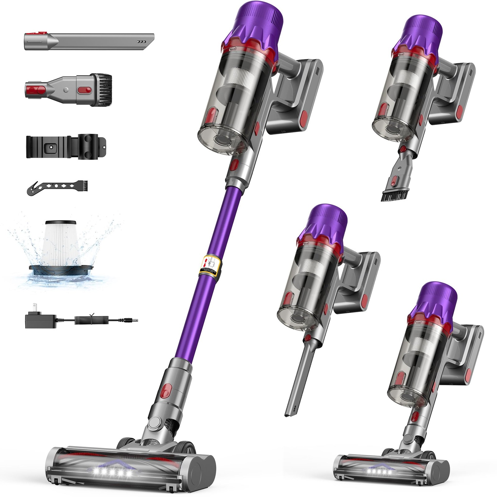Cordless Vacuum Cleaner for Home - Powerful Stick Vacuum with HEPA Filter, 55... gallery