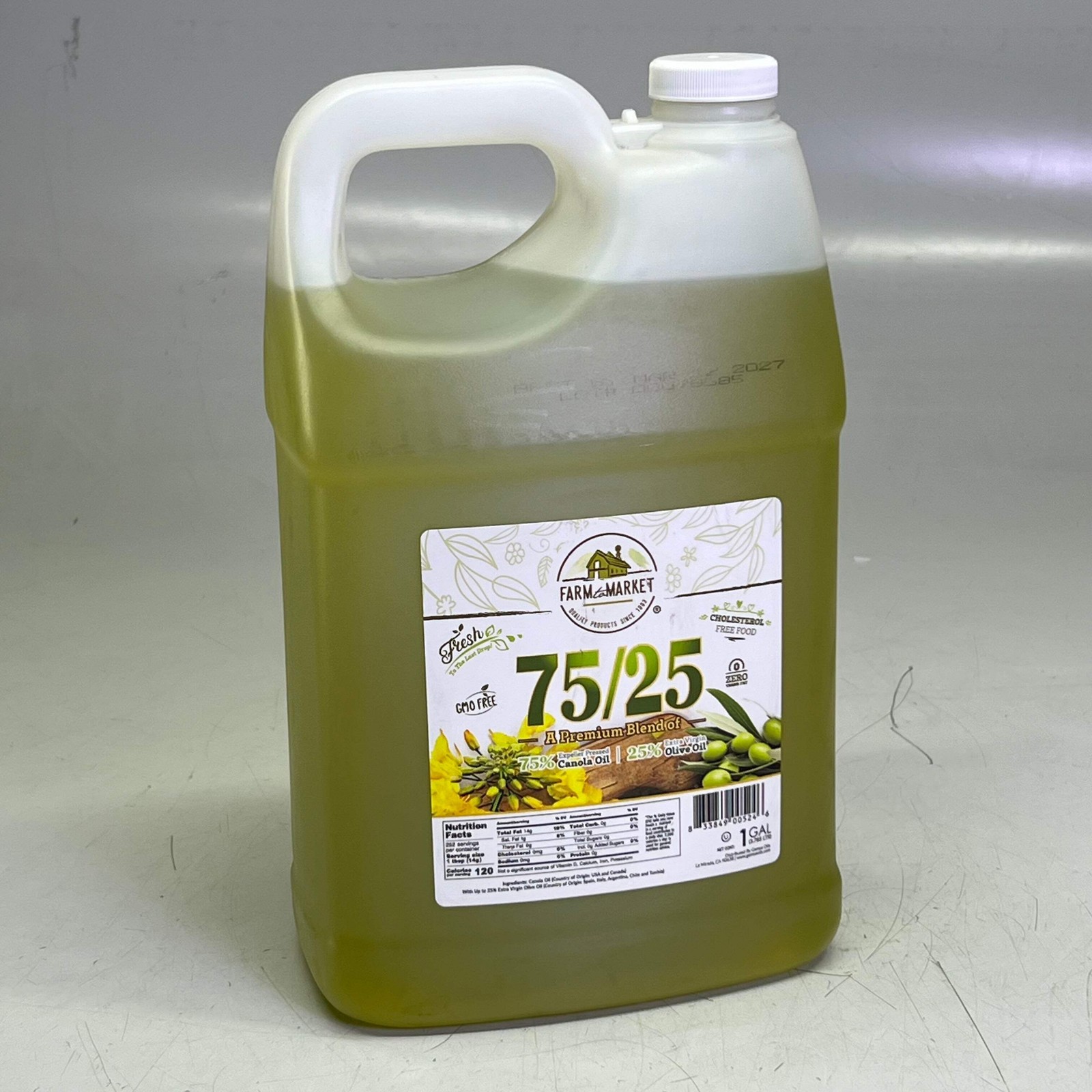 FARM TO MARKET 75/25 Extra Virgin Olive Oil 1 Gal. BB: 03/27 gallery