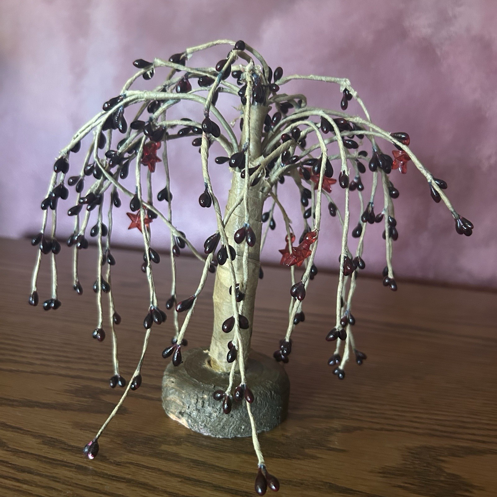 Willow Tree, Mixed Materials Nature Theme Decor w/ Small Star Charms gallery
