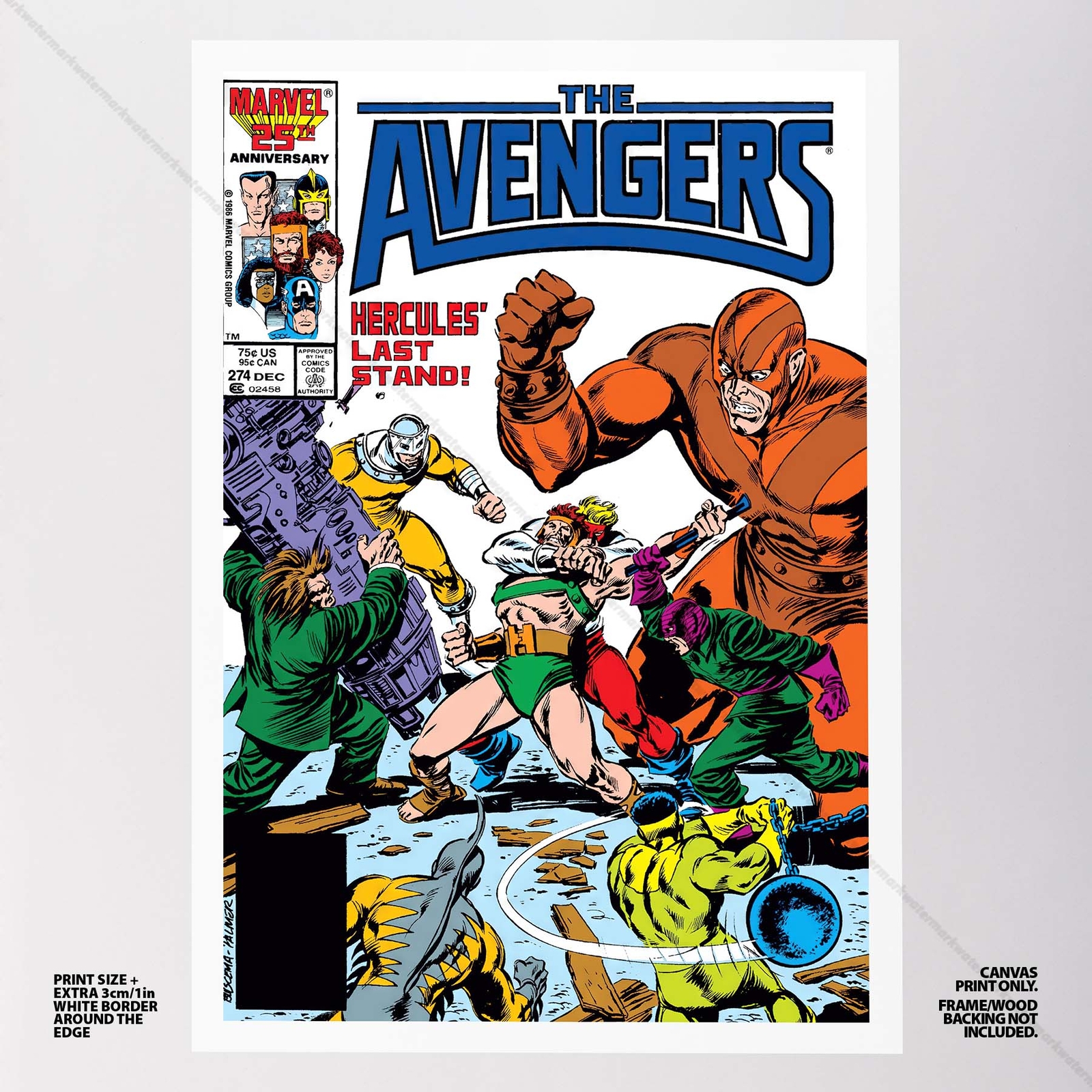 Avengers #274 Poster Canvas Mightiest Heroes Marvel Comic Book Art Print gallery