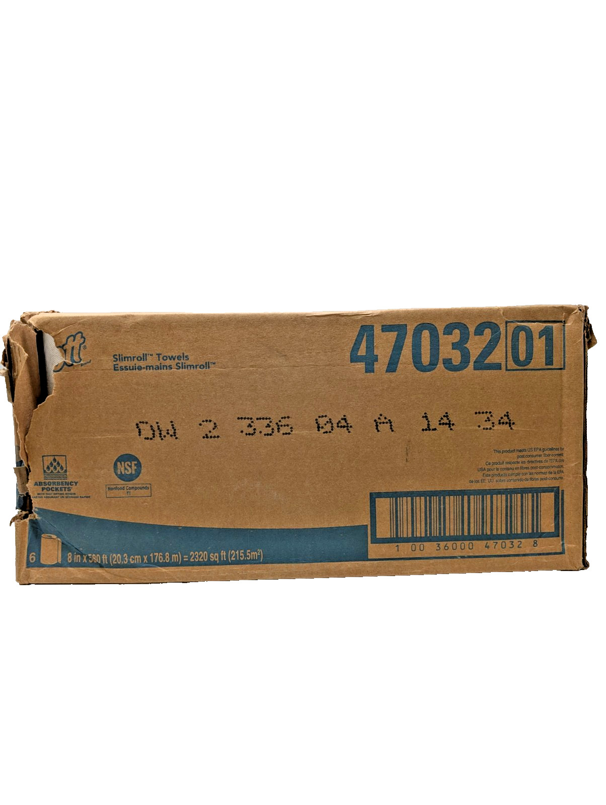 Scott® Control MOD Slimroll 1-Ply Paper Towels, FSC® Certified, 580' Per Roll, P gallery