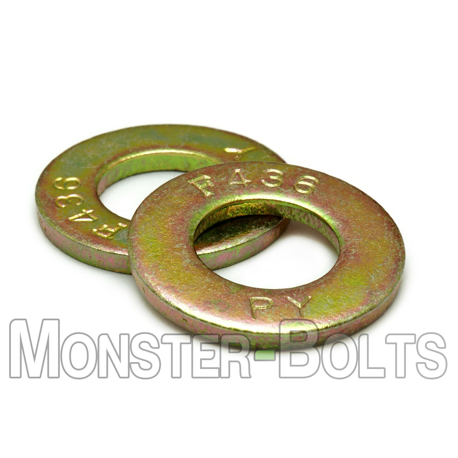 F436 Structural Flat Washers Zinc Yellow 1/4, 5/16, 3/8, 7/16, 1/2, 9/16 5/8 3/4 gallery