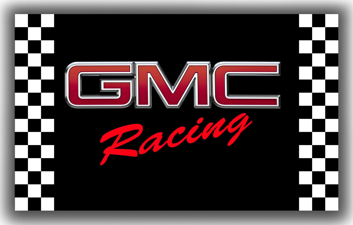 GMC Racing Banner Automotive Wall Decor Flag 3x5ft 90x150cm Garage Best Banner gallery