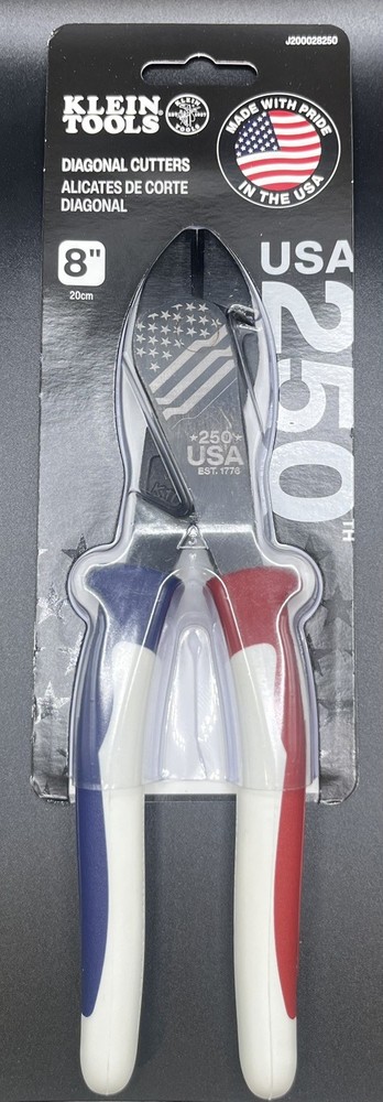 Klein Tools 250th Anniversary Diagonal Cutters Limited Edition J200028250 New