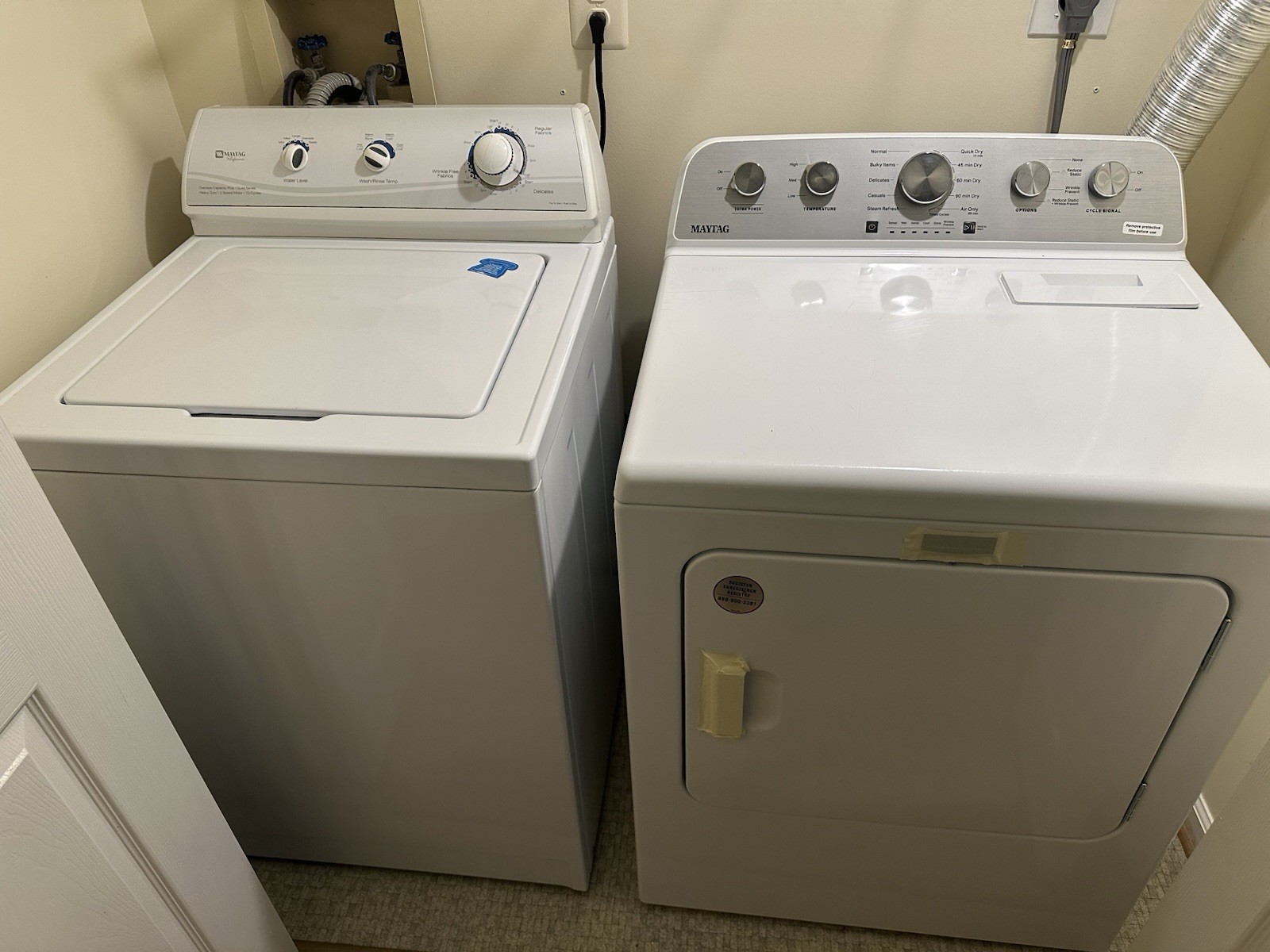 Maytag Performa Top-Load Electric Washer & Maytag Pet pro Electric Dryer gallery