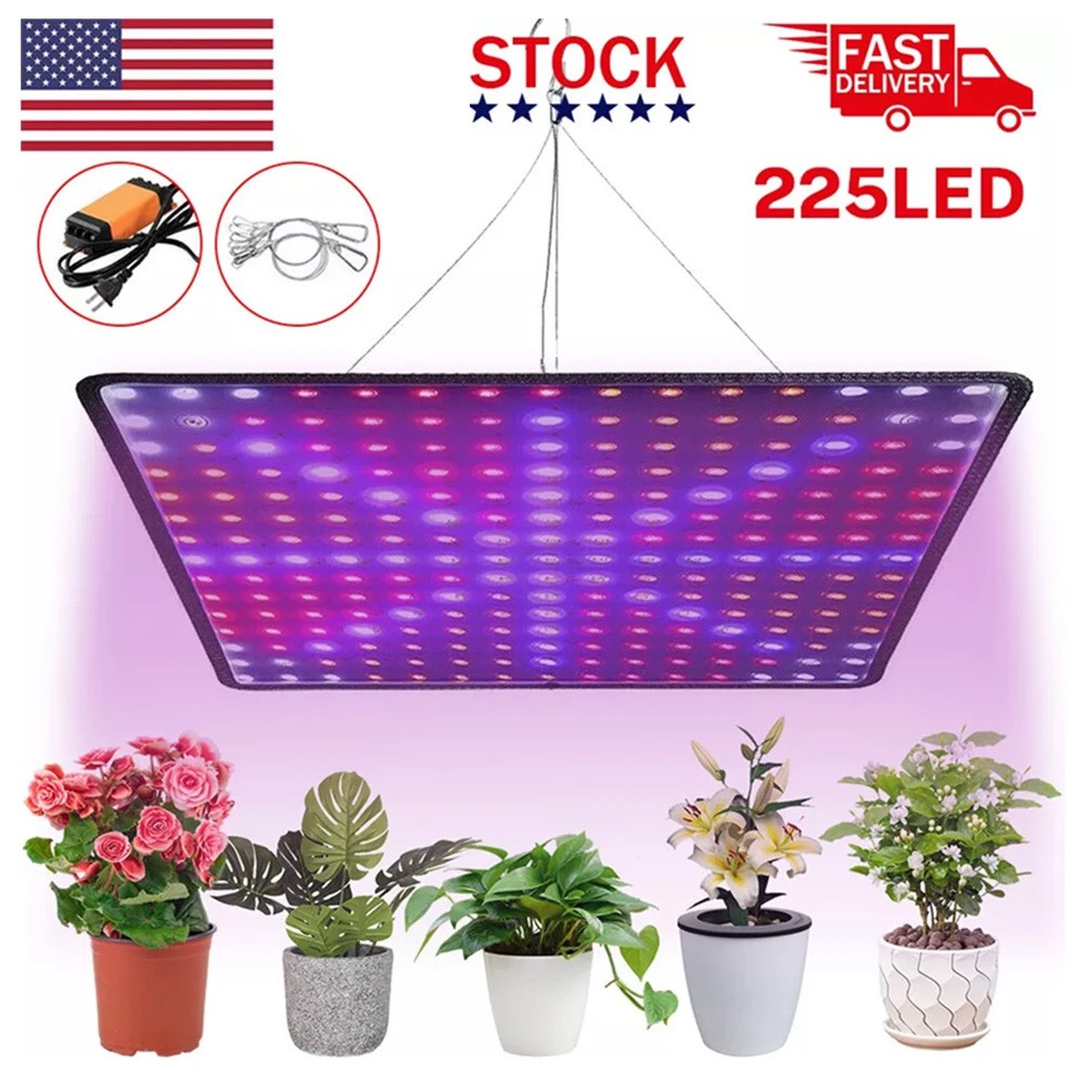NEW 8500W LED Grow Light Panel Full Spectrum Lamp for Indoor Plant Veg Flower US gallery