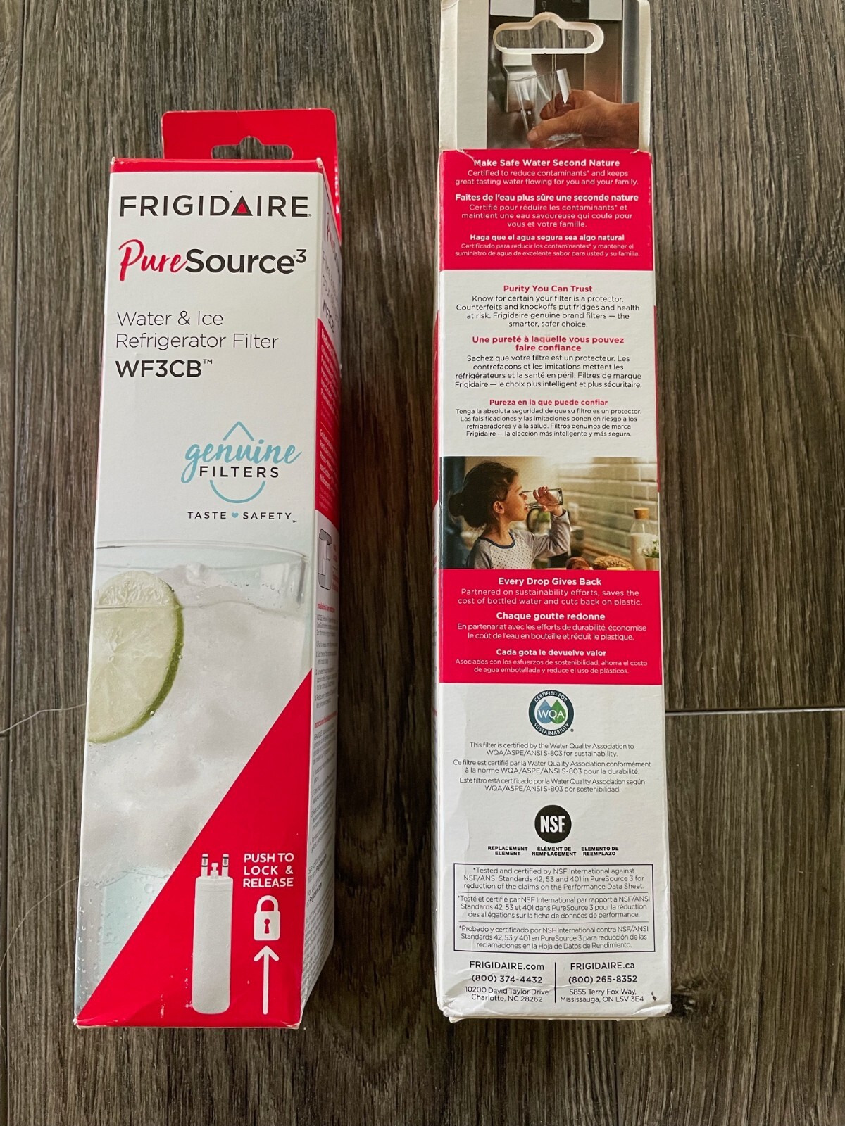 1PCS For Frigdaire WF3CB Pure Source 3 Refrigerator Water Filter （US STOCK） gallery