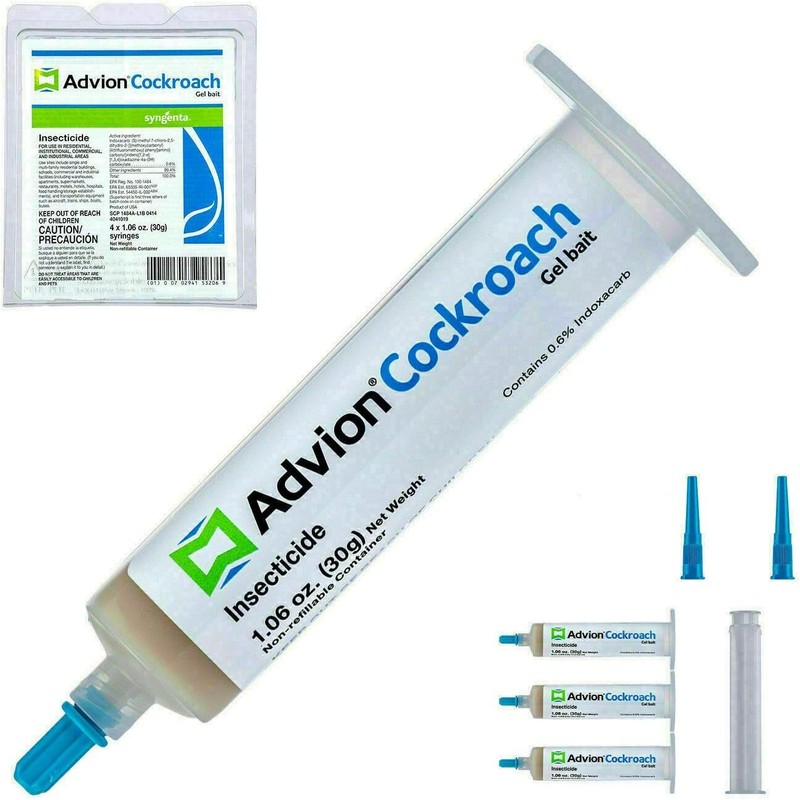 ADVION ROACH BAIT KILLER GEL - 4 Tubes - Plunger&Tips - ** FAST SHIPPING ** gallery