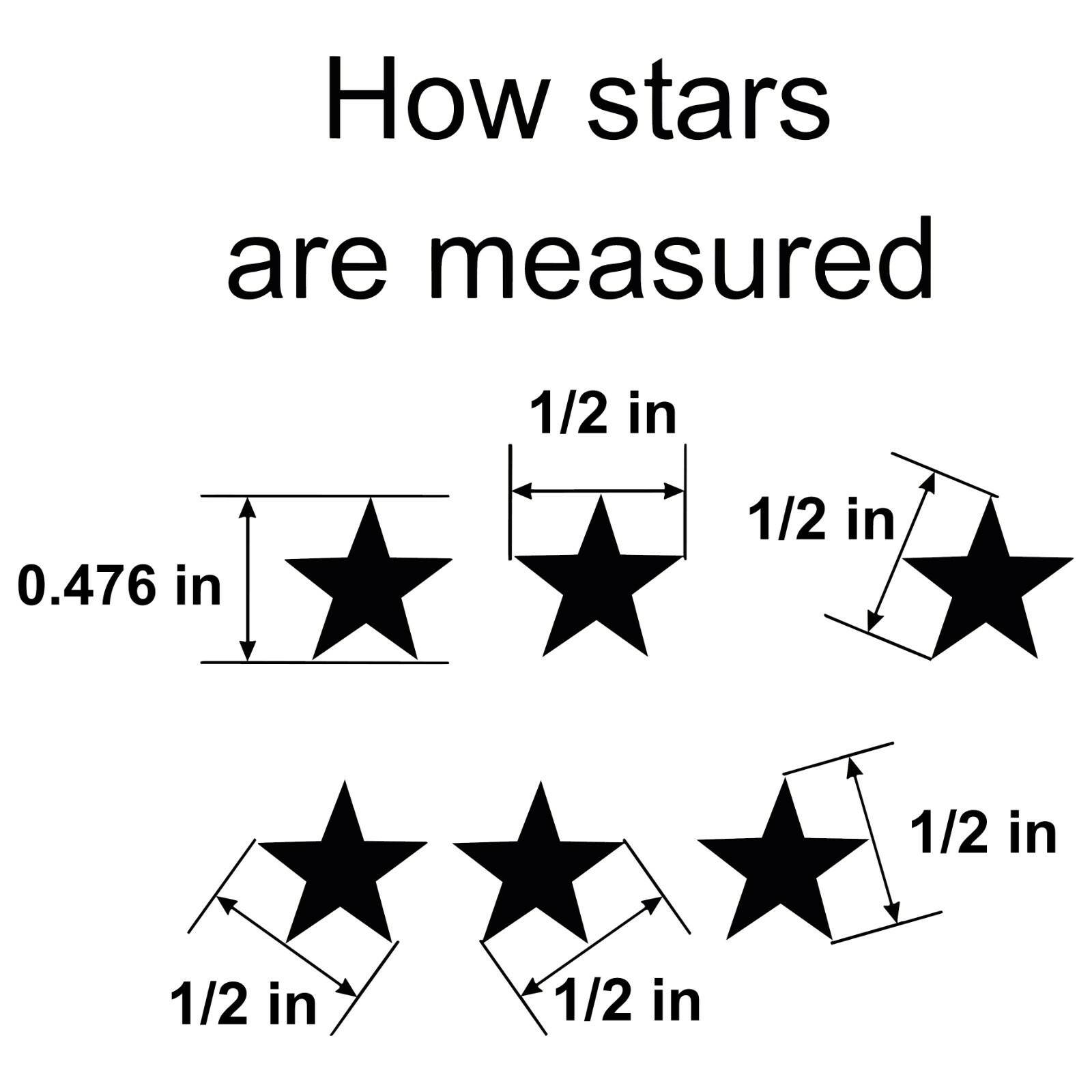 1/2 inch Glossy Star Stickers, 104 pack, Permanent Outdoor Vinyl, 35 colors! gallery
