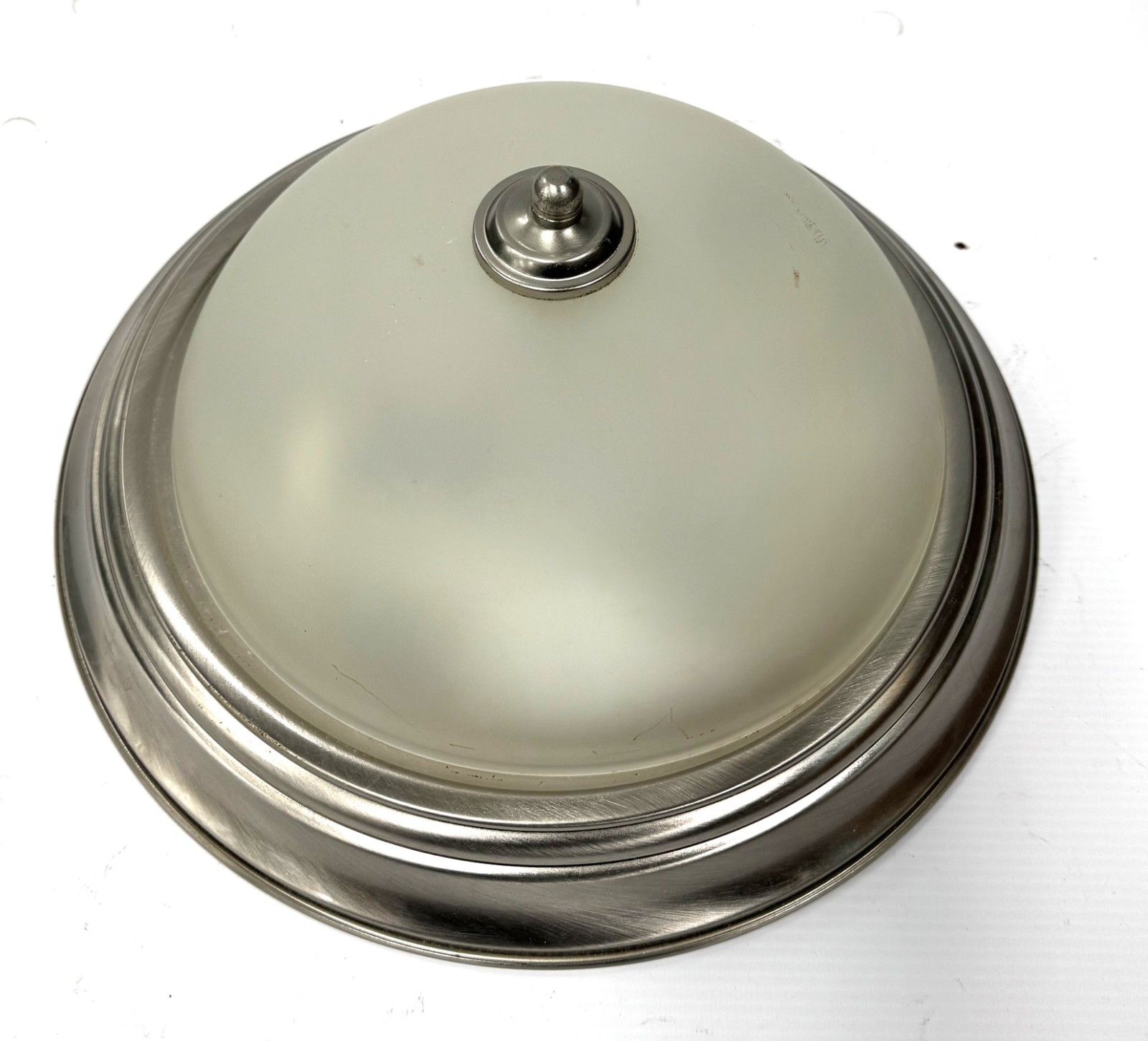(1) 13" x 5.5" Inch Flush Ceiling Mount Overhead Light EFG8012A Brushed Nickel gallery