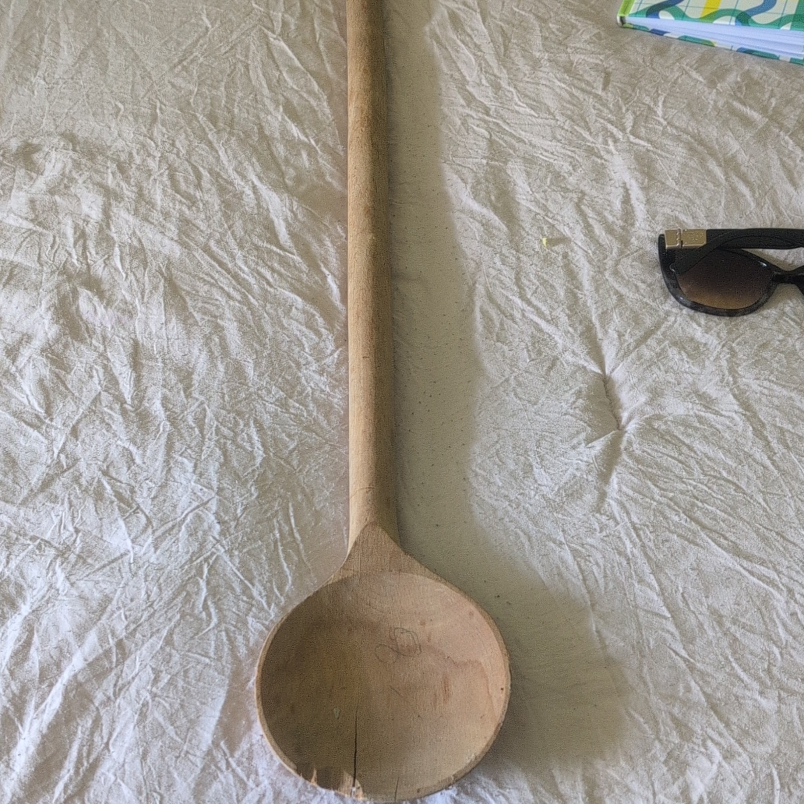 Wood Cooking Spoon, Beige Solid/Plain Reusable Wooden Handle, 1-Piece gallery