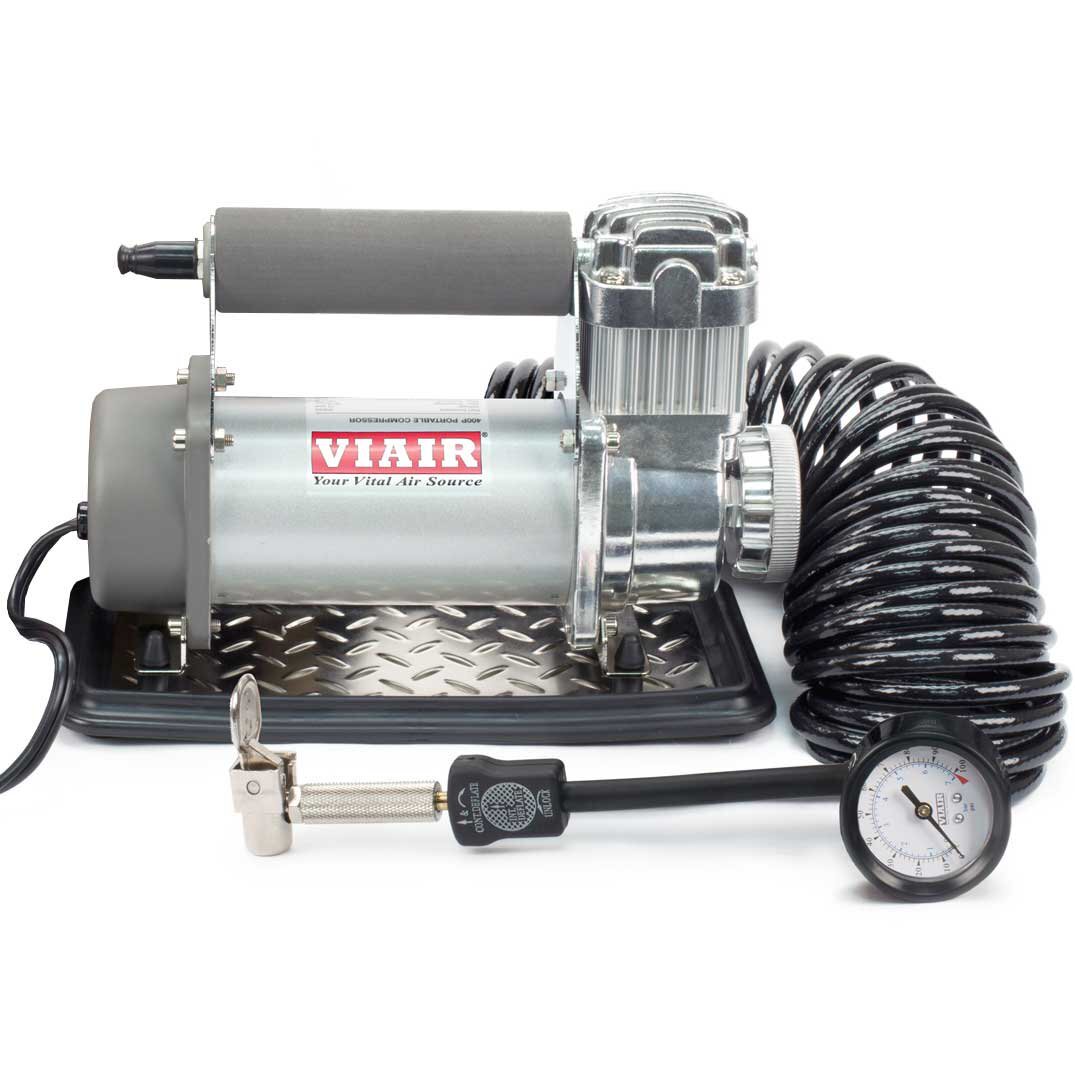 Viair 40043 400P Portable Compressor Kit (12V, 33% Duty, 150 PSI, 40Min. @30PSI) gallery
