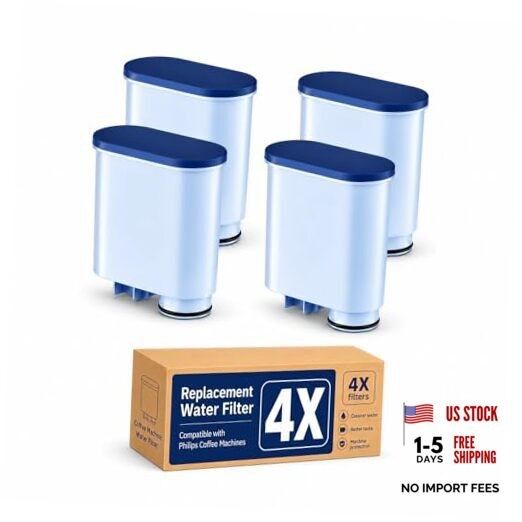 6-Pack Coffee Filter Compatible with Philips AquaClean CA6903/10, 4 Pack gallery