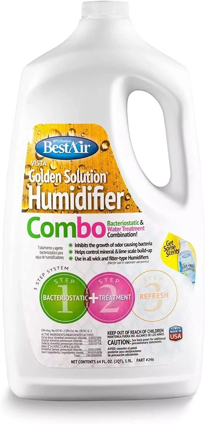 BestAir Golden Solution 246 64 oz Humidifier Combo Water Treatment - Pack of 2 gallery