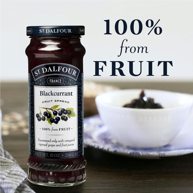 Black Currant, Fruit Spread Jam Jelly Preserves Made In France 10 oz (284 g) gallery