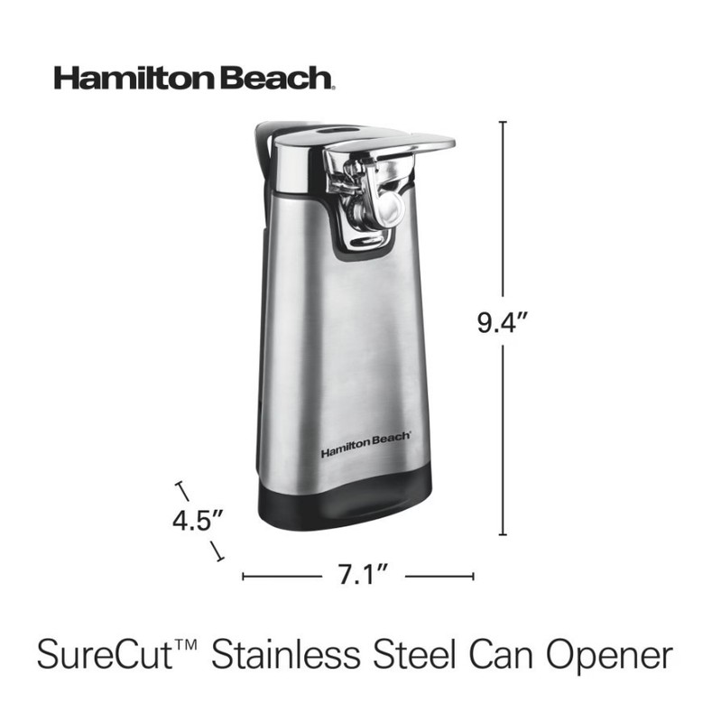 Hamilton Beach SureCut Automatic Electric Can Opener with Multi Tool, Stainless gallery