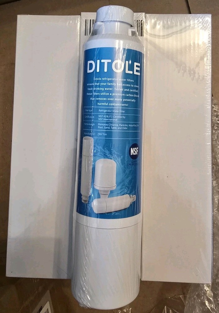 3- Ditole Refrigerator Water Filter NSF42 Certified Compatible with Samsung...