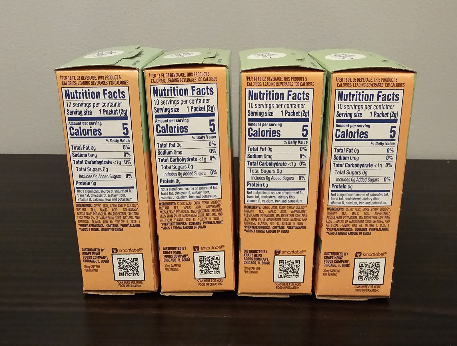 Crystal Light Peach Iced Tea Sugar Free Drink Mix 4 Boxes of 10 BB Dec. 7, 2027 gallery