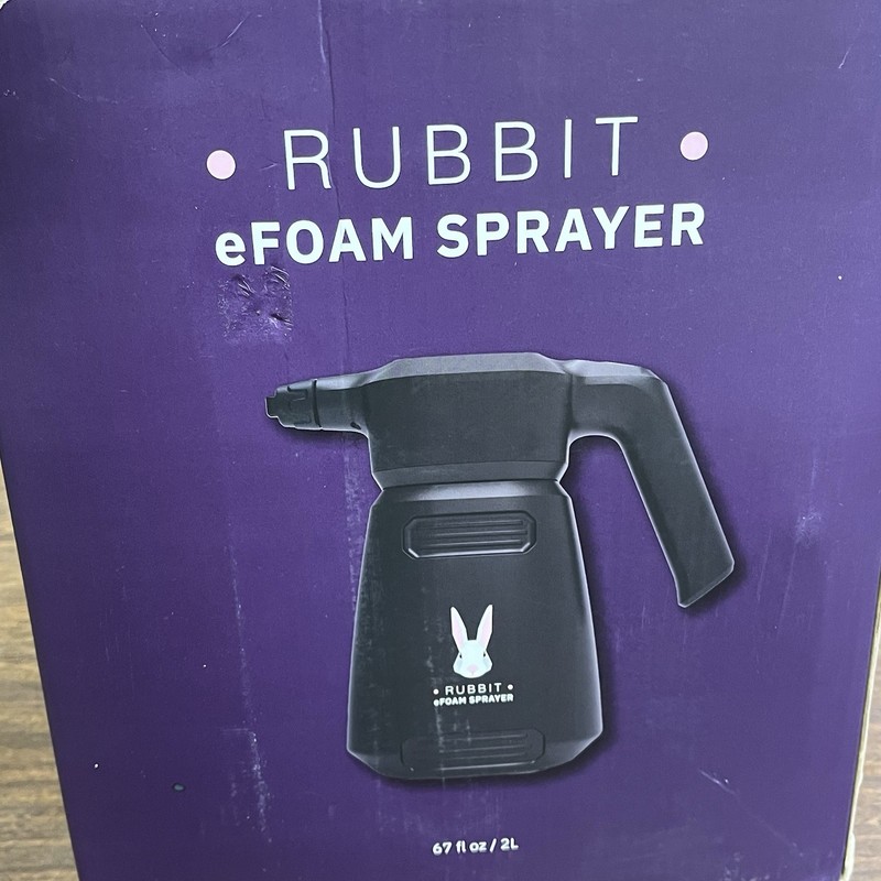 Rubbit e-Foam Sprayer Car Washing eFoam Sprayer New In Box With Charger gallery