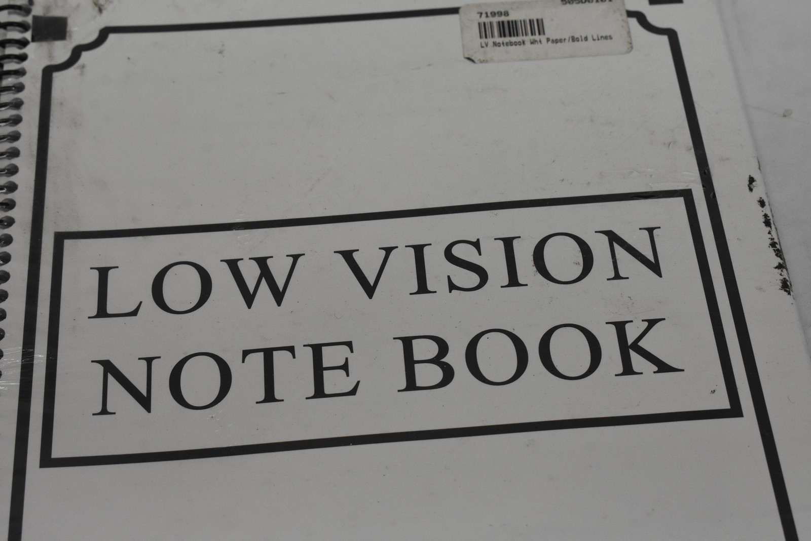 Giant Paper Company Low Vision Notebook Spiral Bound Bold Lined White Pages gallery