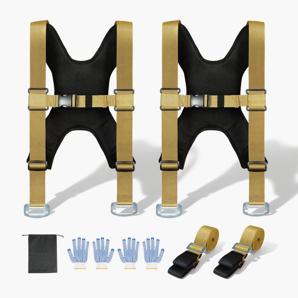VEVOR 2-Person Lifting System, Supports up to 1000 lbs, w/ 2 Harness Straps gallery