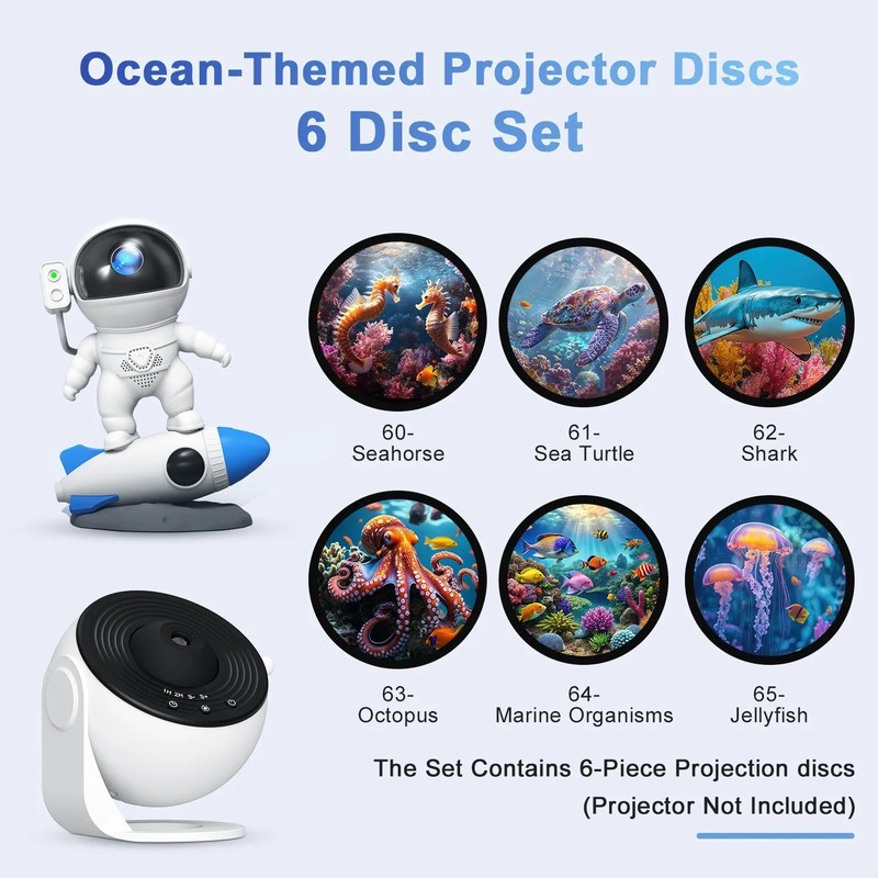 Galaxy Starry Sky Projector Night Light Planetarium Lamp 6 Pack No Projector Inc gallery