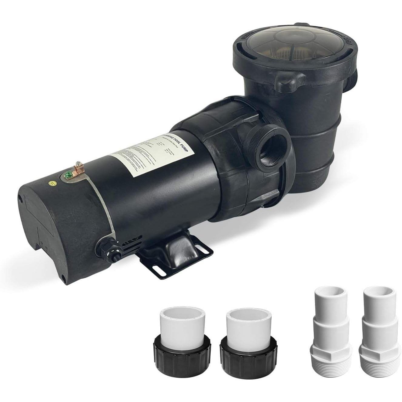 PureBy J11504HD Pool Motor Pump, 2HP Variable 2 Speed 115v 5160GPH Above Groun gallery
