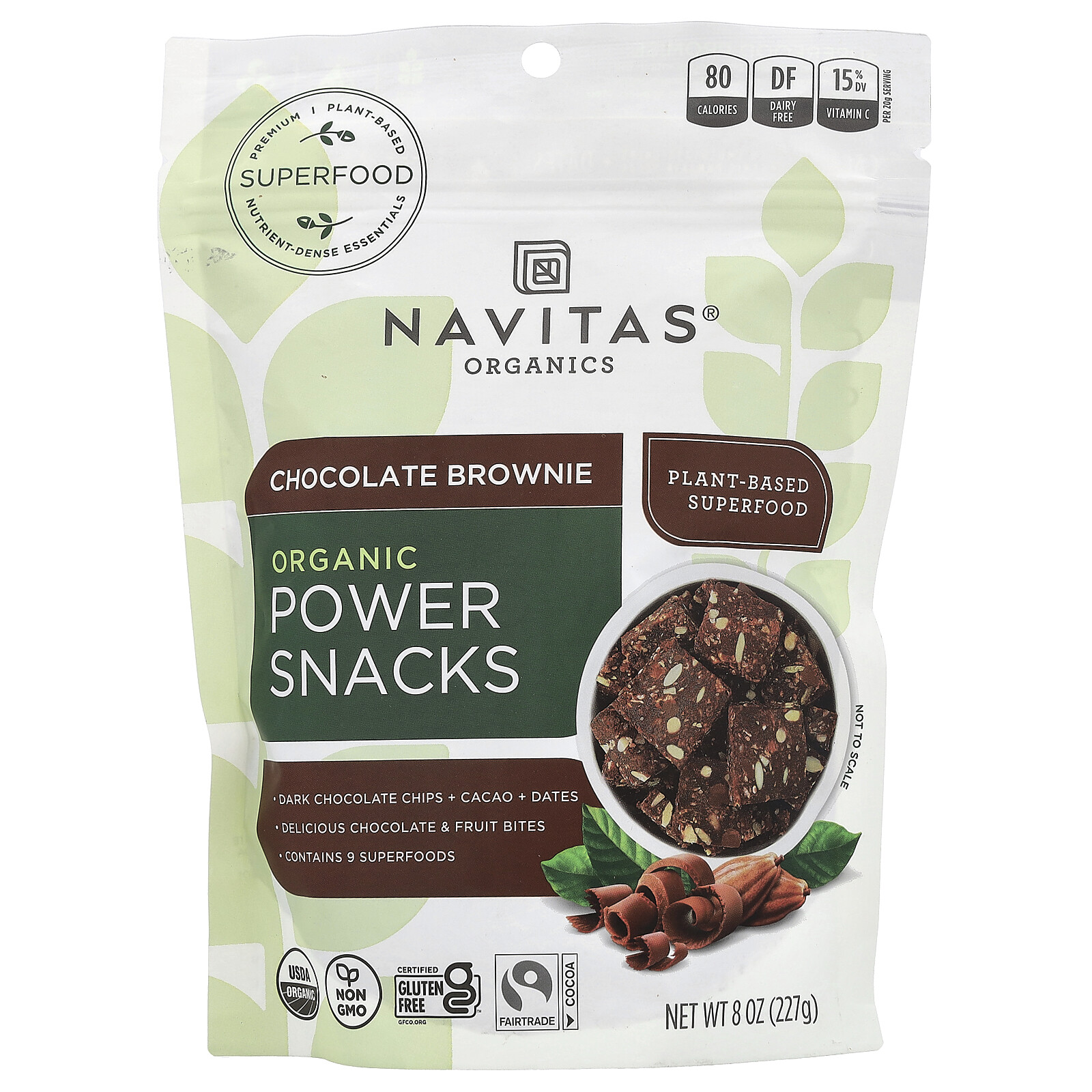 Organic Power Snacks, Chocolate Brownie, 8 oz (227 g) gallery