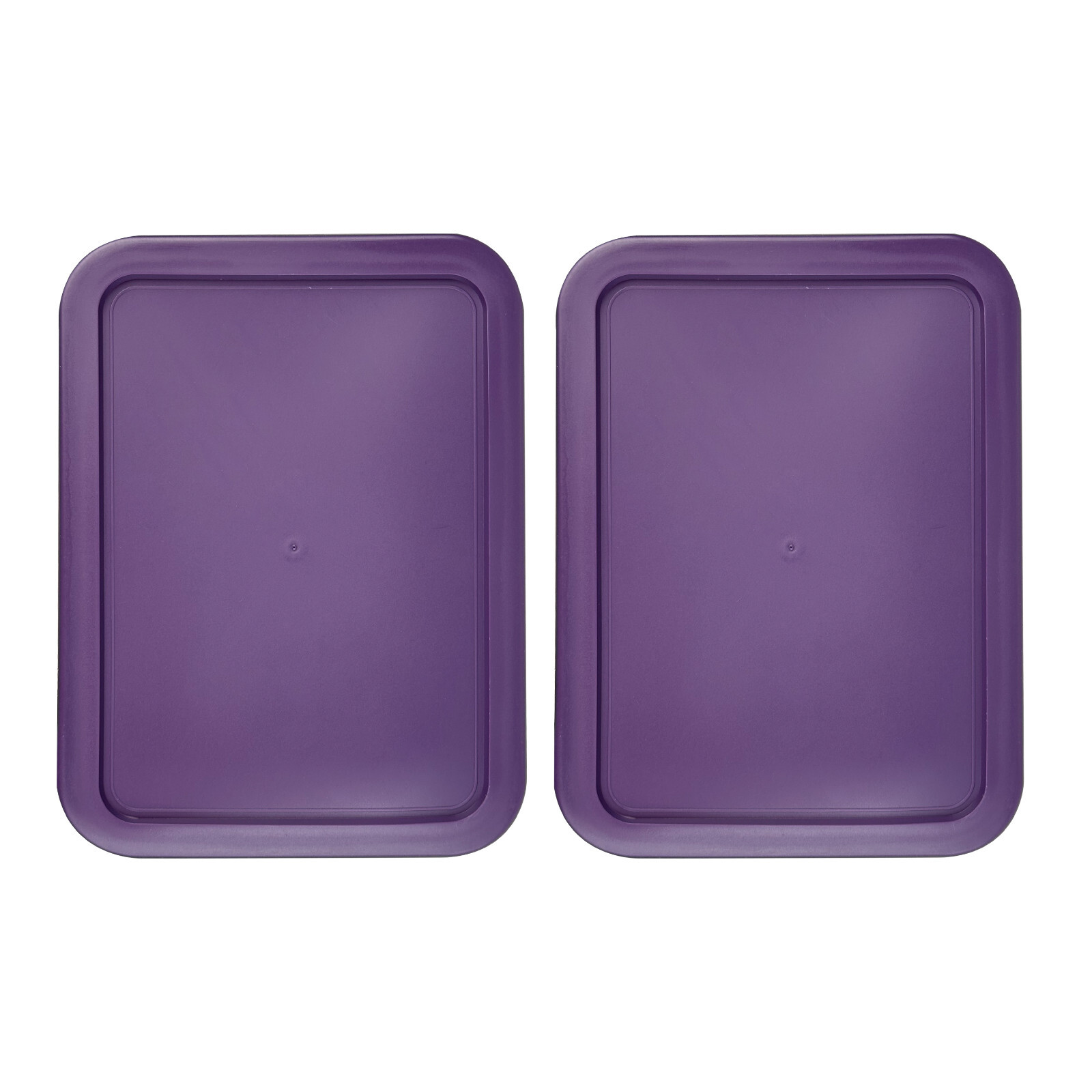 Replacement Lid for 6-CUP Pyrex Cover Rectangle (6.75" x 8.75") PURPLE (2-Pack) gallery