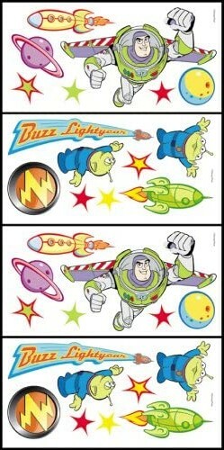 Toy Story Buzz Lightyear Self Stick Wall Decals 4 Sheets Room Decor Disney Home gallery