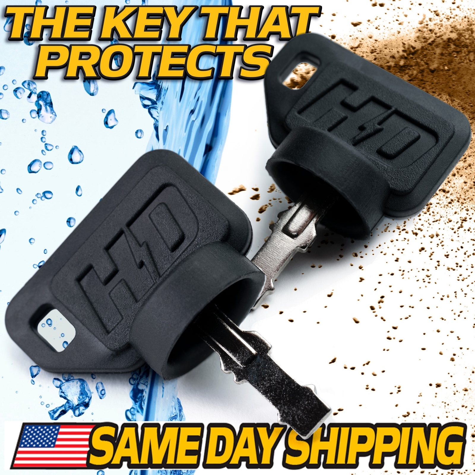 (2 Pack) Starter Ignition Umbrella Key fits Bad Boy Mowers 042-9000-00 gallery