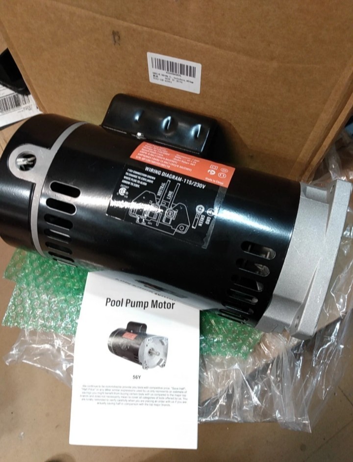 Replacement Motor For A.O. Smith Century B853 B2853 1HP 3450 RPM Single Speed gallery