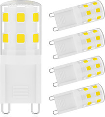 G9 LED Bulb 2W,25W Halogen Light Bulbs Equivalent 250LM,120V Mini T4 G9 Bi-Pin B