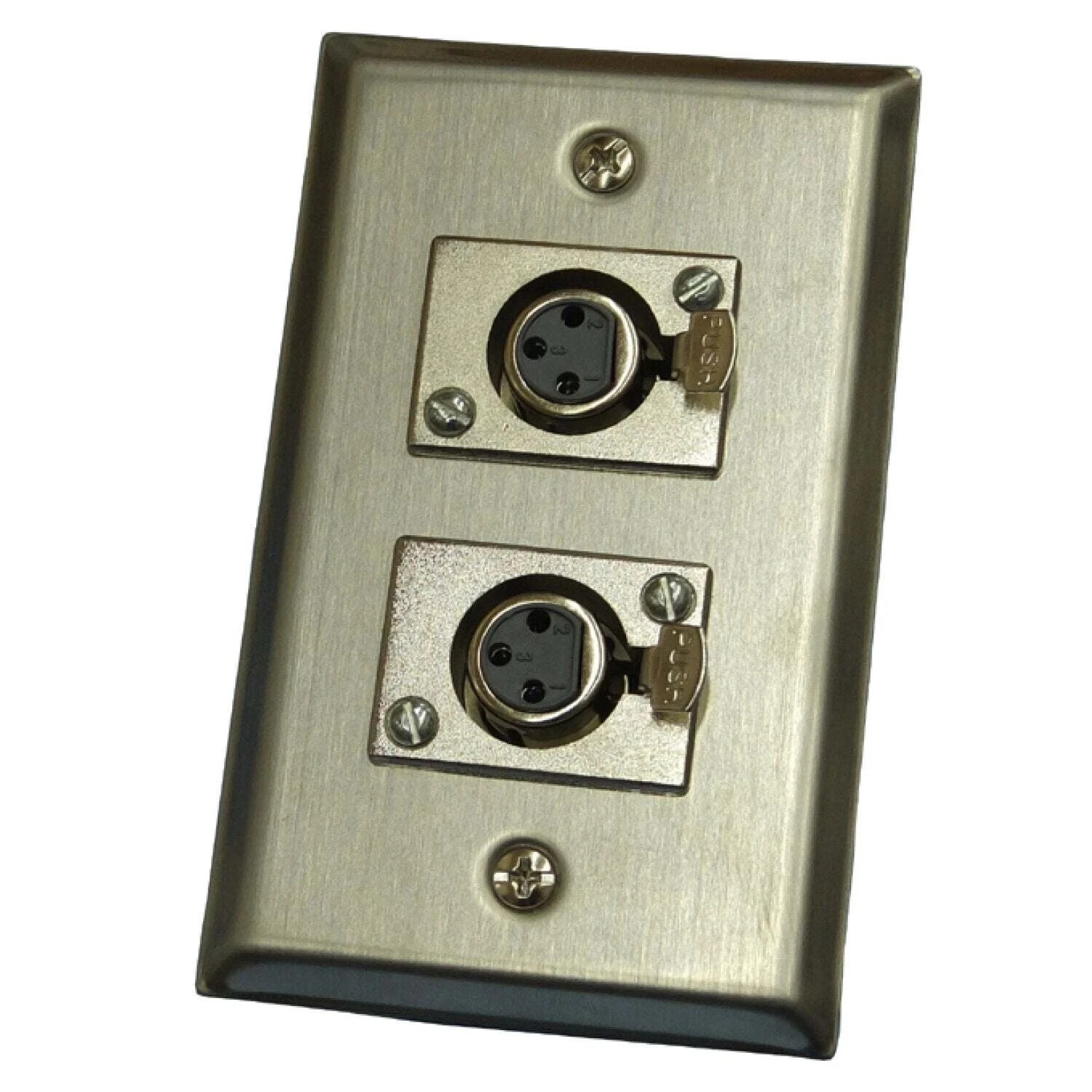 Philmore 75-727 XLR Wall Plate STAINLESS gallery