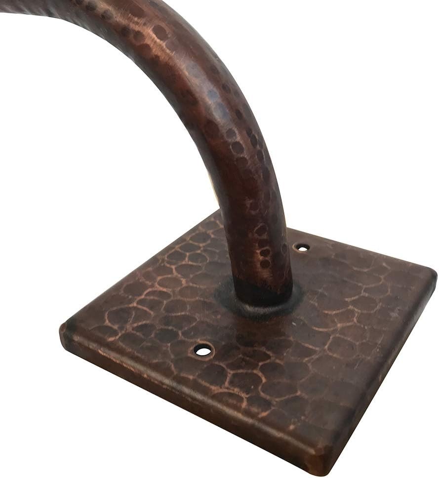 TR30DB 30-Inch Hand Hammered Copper Towel Bar, Oil Rubbed Bronze gallery