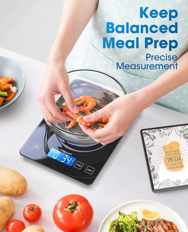 Compact Digital Food Scale - Effortless Weight Measurements up to 22 Pounds gallery