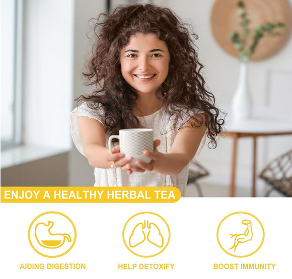 FullChea Dandelion Leaf & Root Herbal Tea Bags 50 Ct Caffeine Free Non GMO gallery