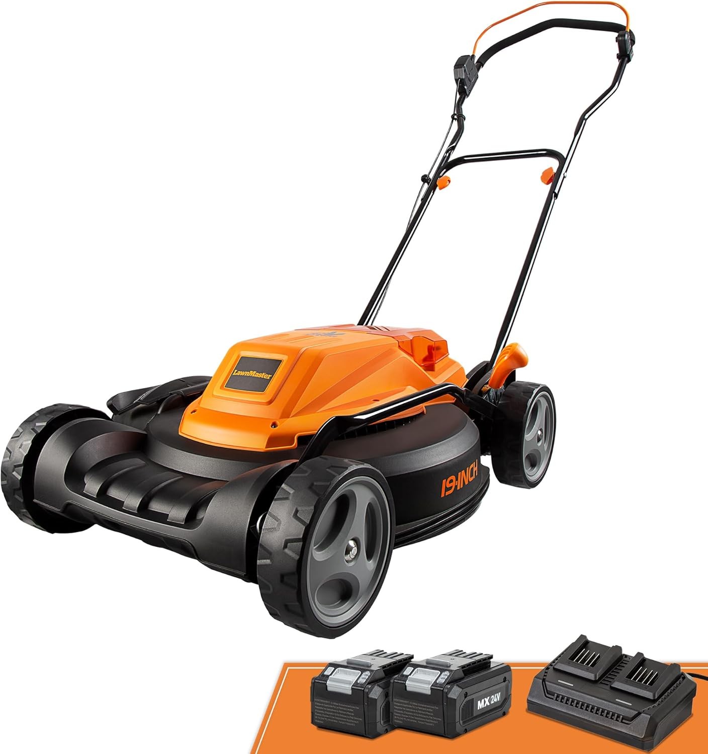 LawnMaster CLMF4819X 19-inch Brushless Cordless Lawn Mower 2X24V MAX4.0AhBattery gallery