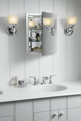 Devonshire Bathroom Vanity Light Fixture, Wall Sconce Lighting, Position Facing